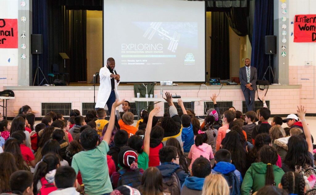 Space Station Explorers visits Bancroft Elementary in Washington, D.C.