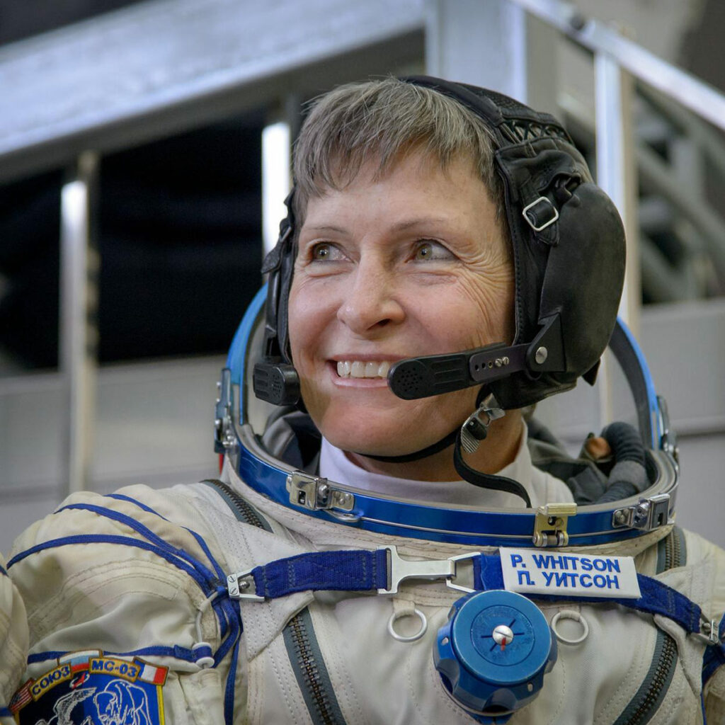 On Stage with Astronaut Peggy Whitson