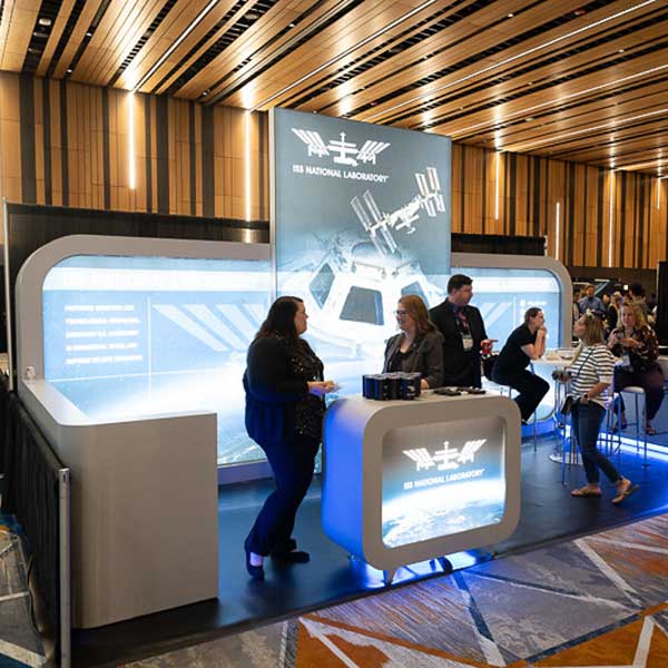 ISS National Lab Booth at ISSRDC 2023