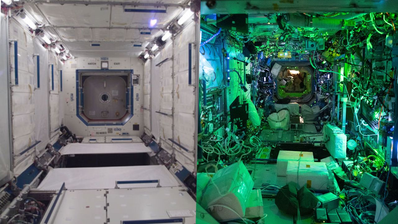 DestinyModule-1280x720 Installed manually by astronauts, the U.S. Destiny module added 41% more working volume for microgravity R&D, enabling custom human-operated labs and experiments.