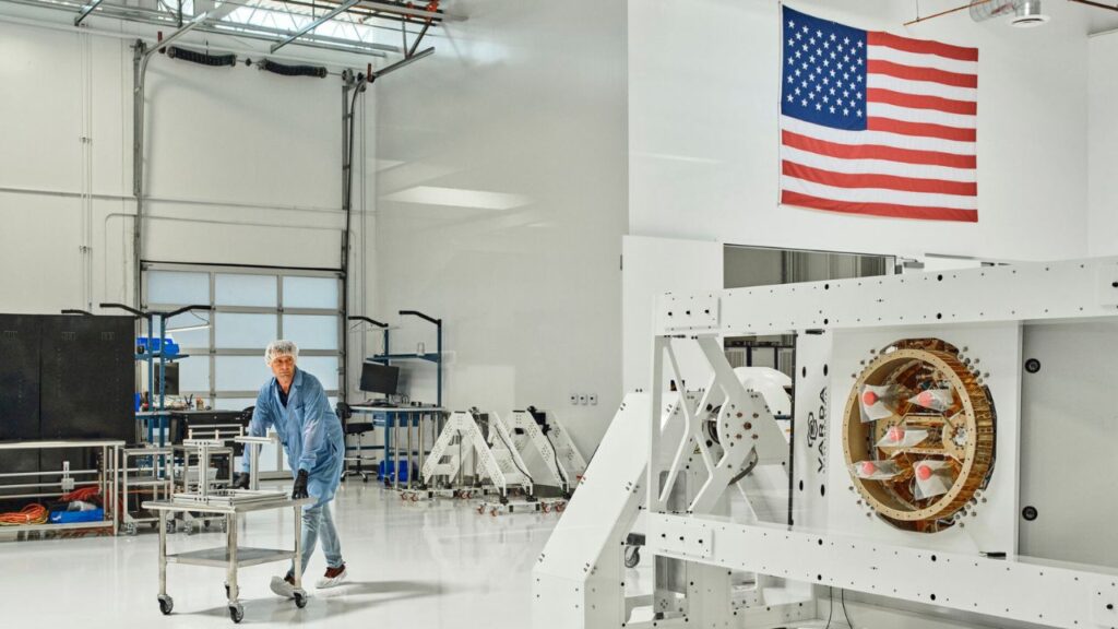 Varda's El Segundo headquarters, where all the W-Series vehicles are produced.