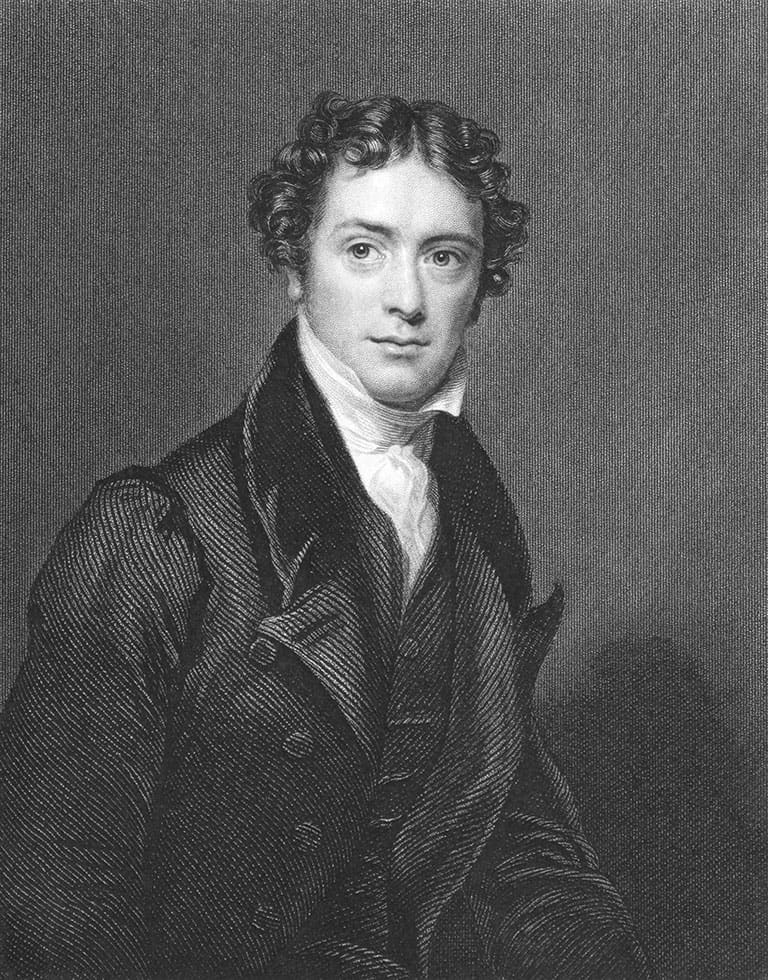 Michael Faraday on engraving from the 1850s. English chemist and physicist who contributed to the fields of electromagnetism and electrochemistry. Engraved by J. Cochran and printed in London
