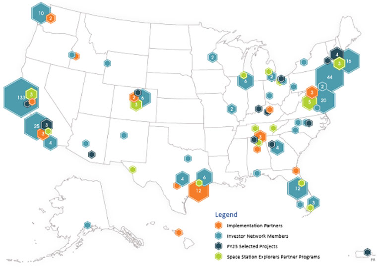 ISS National Lab on the Map