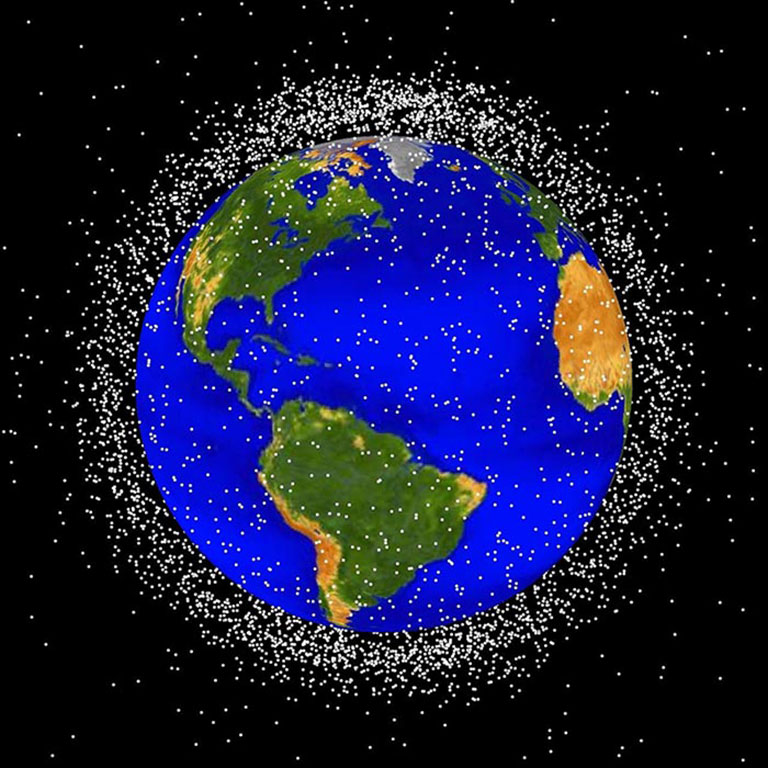 Low Earth orbit (LEO), the region of space within 2,000 km of the Earth’s surface, is the most concentrated area for orbital debris.