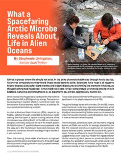 Upward 9.2, What a Spacefaring Arctic Microbe Reveals About Life in Alien Oceans